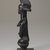 Punu artist. <em>Figure of a Female</em>. Wood, pigment, with mount: 9 1/4 x 3 in. (23.5 x 7.6 cm). Brooklyn Museum, Gift of the Ralph and Fanny Ellison Charitable Trust, 2015.88.5. Creative Commons-BY (Photo: Brooklyn Museum, 2015.88.5_profile_PS9.jpg)