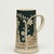 American. <em>Mug</em>, late 19th-early 20th century. Glazed stoneware, 6 1/4 x 5 x 3 3/4 in. (15.9 x 12.7 x 9.5 cm). Brooklyn Museum, Gift of Burton and Helaine Fendelman, 2016.4.4. Creative Commons-BY (Photo: Brooklyn Museum, 2016.4.4_view02_PS11.jpg)