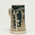 American. <em>Mug</em>, late 19th-early 20th century. Glazed stoneware, 6 1/4 x 5 x 3 3/4 in. (15.9 x 12.7 x 9.5 cm). Brooklyn Museum, Gift of Burton and Helaine Fendelman, 2016.4.4. Creative Commons-BY (Photo: Brooklyn Museum, 2016.4.4_view04_PS11.jpg)