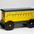 Frank Tilton (American, 1888-1957). <em>Passenger Car, from Circus Train</em>, copyright 1953. Wood, pigment, metal, 10 1/2 x 7 1/2 x 22 in. (26.7 x 19.1 x 55.9 cm). Brooklyn Museum, Purchased with funds given in honor of Henry Christensen III, 2016.6.3. Creative Commons-BY (Photo: Brooklyn Museum, 2016.6.3_view02_PS11.jpg)