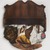 David Shrobe (American, born 1974). <em>Elbow Room</em>, 2018. Oil, fabric, wood headboard, chair parts, window molding and mixed media, 67 × 57 × 4 in. (170.2 × 144.8 × 10.2 cm). Brooklyn Museum, William K. Jacobs, Jr. Fund, 2018.30.1. © artist or artist's estate (Photo: Brooklyn Museum, 2018.30.1_PS11.jpg)