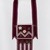 Samuel Thomas (Cayuga, 1964–2024). <em>Bandolier Bag</em>, 2003. Velvet, leather, plastic, brass, fiber, 44 × 17 1/2 × 2 in. (111.8 × 44.5 × 5.1 cm). Brooklyn Museum, Gift of the Edward J. Guarino Collection in memory of Edgar and Josephine Guarino, 2018.39. Creative Commons-BY (Photo: Brooklyn Museum, 2018.39_front_PS22.jpg)