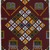 Vlisco B.V.. <em>Wax Print Textile, ABC Pattern</em>, ca. 2018. Cotton, synthetic dye, 36 × 36 in. (91.4 × 91.4 cm). Brooklyn Museum, Gift of Vlisco B.V., 2019.1.2 (Photo: , 2019.1.2_PS9.jpg)