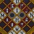 Vlisco B.V.. <em>Wax Print Textile, ABC Pattern</em>, ca. 2018. Cotton, synthetic dye, 36 × 36 in. (91.4 × 91.4 cm). Brooklyn Museum, Gift of Vlisco B.V., 2019.1.5 (Photo: , 2019.1.5_detail01_PS9.jpg)