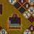 Vlisco B.V.. <em>Wax Print Textile, ABC Pattern</em>, ca. 2018. Cotton, synthetic dye, 36 × 36 in. (91.4 × 91.4 cm). Brooklyn Museum, Gift of Vlisco B.V., 2019.1.5 (Photo: , 2019.1.5_detail02_PS9.jpg)