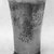 Henricus Boelen (1697-1755). <em>Beaker</em>, ca. 1730. Silver, Height: 6 3/4 in. (17.2 cm). Brooklyn Museum, Gift of Timothy Ingraham Hubbard, 21.236. Creative Commons-BY (Photo: Brooklyn Museum, 21.236_view1_glass_bw.jpg)