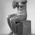 Jane Poupelet (French, 1878-1932). <em>Figure of a Seated Woman</em>, 20th century. Bronze, 22 13/16 x 10 1/16 x 12 3/16 in. (58 x 25.5 x 31 cm). Brooklyn Museum, Ella C. Woodward Memorial Fund, 21.245 (Photo: Brooklyn Museum, 21.245_threequarter_left_front_acetate_bw.jpg)