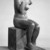 Jane Poupelet (French, 1878-1932). <em>Figure of a Seated Woman</em>, 20th century. Bronze, 22 13/16 x 10 1/16 x 12 3/16 in. (58 x 25.5 x 31 cm). Brooklyn Museum, Ella C. Woodward Memorial Fund, 21.245. Creative Commons-BY (Photo: Brooklyn Museum, 21.245_threequarter_right_front_acetate_bw.jpg)