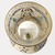 <em>Mosque Lamp</em>, 13th-14th century. Colorless glass; blue, green, red, yellow, and white enamels; and gold;  free blown, applied, enameled, and gilded; tooled on the pontil, includes base, now detached: 12 x 8 in. (30.5 x 20.3 cm). Brooklyn Museum, Bequest of William H. Herriman, 21.484. Creative Commons-BY (Photo: Brooklyn Museum, 21.484_during_treatment_view3_PS9.jpg)