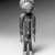 Zande. <em>Standing Male Figure</em>, 19th or 20th century. Wood, 14 3/4 x 4 x 7/16 in. (37.5 x 10.2 x 1.1 cm). Brooklyn Museum, Museum Expedition 1922, Robert B. Woodward Memorial Fund, 22.103. Creative Commons-BY (Photo: Brooklyn Museum, 22.103_bw.jpg)
