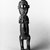 Possibly Suku. <em>Standing Figure</em>, 19th century. Wood, applied material, 11 1/2 x 2 1/2 x 2 1/4 in. (29.2 x 6.4 x 5.7 cm). Brooklyn Museum, Museum Expedition 1922, Robert B. Woodward Memorial Fund, 22.105. Creative Commons-BY (Photo: Brooklyn Museum, 22.105_bw.jpg)