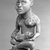 Yombe. <em>Figure of Mother and Child (Phemba)</em>, 19th century. Wood, applied materials, 12 1/2 x 4 1/2 x 3 3/4 in. (31.8 x 11.4 x 9.5 cm). Brooklyn Museum, Museum Expedition 1922, Robert B. Woodward Memorial Fund, 22.1136. Creative Commons-BY (Photo: Brooklyn Museum, 22.1136_view5_acetate_bw.jpg)