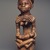 Yombe. <em>Figure of Mother and Child (Phemba)</em>, 19th century. Wood, 11 1/4 x 2 3/4in. (28.6 x 7cm). Brooklyn Museum, Museum Expedition 1922, Robert B. Woodward Memorial Fund, 22.1137. Creative Commons-BY (Photo: Brooklyn Museum, 22.1137.jpg)