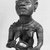 Yombe artist. <em>Figure of Mother and Child (Phemba)</em>, 19th century. Wood, glass, upholstery studs, metal, metal and glass buttons, resin, 11 x 5 x 4 1/2 in. (27.9 x 12.7 x 11.4 cm). Brooklyn Museum, Museum Expedition 1922, Robert B. Woodward Memorial Fund, 22.1138. Creative Commons-BY (Photo: Brooklyn Museum, 22.1138_acetate_bw.jpg)