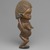Mbala. <em>Figure of a Standing Female (Pindi)</em>, late 19th or early 20th century. Wood, 7 1/2 x 3 x 3 in. (18.8 x 7.5 x 7.5 cm). Brooklyn Museum, Museum Expedition 1922, Robert B. Woodward Memorial Fund, 22.134. Creative Commons-BY (Photo: Brooklyn Museum, 22.134_profile_PS2.jpg)