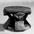 Pende. <em>Stool with Caryatid Figures</em>, 19th century. Wood, applied material, 7 1/16 x 5 1/8 in. (17.9 x 13 cm). Brooklyn Museum, Museum Expedition 1922, Robert B. Woodward Memorial Fund, 22.1389. Creative Commons-BY (Photo: Brooklyn Museum, 22.1389_acetate_bw.jpg)