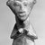 Pindi. <em>Standing Female Figure</em>, 19th century. Wood, pigment (tukula), 7 1/4 x 2 x 2 3/4in. (18.4 x 5.1 x 7cm). Brooklyn Museum, Museum Expedition 1922, Robert B. Woodward Memorial Fund, 22.1434. Creative Commons-BY (Photo: Brooklyn Museum, 22.1434_view2_acetate_bw.jpg)