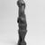 Mbala. <em>Standing Male Figure</em>, 19th or early 20th century. Wood, 9 x 1 1/2 x 1 3/4in. (22.9 x 3.8 x 4.4cm). Brooklyn Museum, Museum Expedition 1922, Robert B. Woodward Memorial Fund, 22.1436. Creative Commons-BY (Photo: Brooklyn Museum, 22.1436_bw.jpg)
