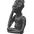 Vili. <em>Seated Male Figure</em>, late 19th or early 20th century. Wood, shell, metal, resin, pigment, 5 x 2 1/8 x 2 3/4 in. (12.5 x 5.5 x 7.0 cm). Brooklyn Museum, Museum Expedition 1922, Robert B. Woodward Memorial Fund, 22.1450. Creative Commons-BY (Photo: Brooklyn Museum, 22.1450_bw.jpg)