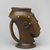 Kuba. <em>Palm Wine Cup (Mbwoongntey)</em>, 19th century. Wood, copper alloy, 6 3/4 x 4 x 5 1/8 in. (17.1 x 10.2 x 13 cm). Brooklyn Museum, Museum Expedition 1922, Robert B. Woodward Memorial Fund, 22.1487. Creative Commons-BY (Photo: Brooklyn Museum, 22.1487_profile_PS2.jpg)