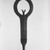 Ngbaka. <em>Double Sickle Blade (Bango or Bwagogambanza)</em>, late 19th or early 20th century. Copper alloy, wire, 7 5/16 x 20 11/16 in. (18.5 x 52.5 cm). Brooklyn Museum, Museum Expedition 1922, Robert B. Woodward Memorial Fund, 22.1502. Creative Commons-BY (Photo: Brooklyn Museum, 22.1502_bw.jpg)