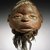 Makonde artist. <em>Mask (lipiko)</em>, 19th century. Wood, human hair, fiber, pigment, 13 x 10 1/4 x 11 1/4 in. (33 x 26 x 28.6 cm). Brooklyn Museum, Museum Expedition 1922, Robert B. Woodward Memorial Fund, 22.1588. Creative Commons-BY (Photo: Brooklyn Museum, 22.1588_front_SL1.jpg)