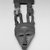 Pende (Eastern). <em>Triangular Mask Surmounted by Male and Female Figures</em>, 19th century. Wood, pigment, pyro, 15 3/4 x 6 1/2 x 3 1/4in. (40 x 16.5 x 8.3cm). Brooklyn Museum, Museum Expedition 1922, Robert B. Woodward Memorial Fund, 22.1690. Creative Commons-BY (Photo: Brooklyn Museum, 22.1690_bw.jpg)