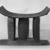 Asante. <em>Stool (Dwa)</em>, 19th century. Wood, 16 1/2 x 22 1/2 x 11 1/4 in. (41.9 x 57.2 x 28.6 cm). Brooklyn Museum, Museum Expedition 1922, Robert B. Woodward Memorial Fund, 22.1695. Creative Commons-BY (Photo: Brooklyn Museum, 22.1695_view2_acetate_bw.jpg)
