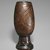 Kuba. <em>Palm Wine Cup (Mbwoongntey)</em>, 19th century. Wood, copper alloy, 8 x 3 3/4 x 3 3/4 in.  (20.3 x 9.5 x 9.5 cm). Brooklyn Museum, Museum Expedition 1922, Robert B. Woodward Memorial Fund, 22.172. Creative Commons-BY (Photo: Brooklyn Museum, 22.172_SL1.jpg)