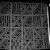 Kuba (Pyaang subgroup). <em>Raffia Cut-Pile Panel</em>, 19th century. Raffia, 25 3/16 x 25 9/16 in. (64 x 65 cm). Brooklyn Museum, Museum Expedition 1922, Robert B. Woodward Memorial Fund, 22.585. Creative Commons-BY (Photo: Brooklyn Museum, 22.585_bw.jpg)