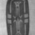 Zande. <em>Shield</em>, late 19th century. Fiber, wood., 43 11/16 x 20 1/16 in. (111 x 51 cm). Brooklyn Museum, Museum Expedition 1922, Robert B. Woodward Memorial Fund, 22.857. Creative Commons-BY (Photo: Brooklyn Museum, 22.857_bw.jpg)