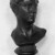 Olin Levi Warner (American, 1844-1896). <em>Bust of J. Alden Weir</em>, 1880. Bronze, 22 x 11 1/8 x 9 7/8 in. (55.9 x 28.3 x 25.1 cm). Brooklyn Museum, Gift of Frank L. Babbott, 23.254. Creative Commons-BY (Photo: Brooklyn Museum, 23.254_glass_bw.jpg)