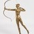 Augustus Saint-Gaudens (American, born Ireland, 1848–1907). <em>Diana of the Tower</em>, 1895. Gilded Bronze, 40 7/8 x 20 7/8 x 15 3/4 in. (103.8 x 53 x 40 cm). Brooklyn Museum, Robert B. Woodward Memorial Fund, 23.255. Creative Commons-BY (Photo: Brooklyn Museum, 23.255_back_PS22.jpg)