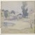 John Henry Twachtman (American, 1853-1902). <em>The End of the Rain</em>, ca. 1900-1901. Oil on board, 11 3/4 x 12 1/2 in. (29.8 x 31.7 cm). Brooklyn Museum, Gift of Allan Tucker, 23.67 (Photo: Brooklyn Museum, 23.67_view2_SL4.jpg)