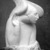 Ivan Meštrovic (Croatian, 1883-1962). <em>Archangel Gabriel</em>, 1918. Marble, 37 × 23 × 9 1/2 in., 369 lb. (94 × 58.4 × 24.1 cm, 167.38kg). Brooklyn Museum, Robert B. Woodward Memorial Fund, 24.280. © artist or artist's estate (Photo: Brooklyn Museum, 24.280_bw.jpg)