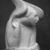 Ivan Meštrovic (Vrpolje, present-day Croatia (former Austro-Hungarian Empire), 1883 - 1962, South Bend, Indiana). <em>Archangel Gabriel</em>, 1918. Marble, 37 × 23 × 9 1/2 in., 369 lb. (94 × 58.4 × 24.1 cm, 167.38kg). Brooklyn Museum, Robert B. Woodward Memorial Fund, 24.280. © artist or artist's estate (Photo: Brooklyn Museum, 24.280_glass_bw_SL4.jpg)