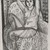 Henri Matisse (Le Cateau-Cambrésis, France, 1869 – 1954, Nice, France). <em>L'Odalisque</em>, 1924. Lithograph on laid paper, Image: 14 3/8 x 10 3/8 in. (36.5 x 26.4 cm). Brooklyn Museum, Museum Collection Fund, 25.123. © artist or artist's estate (Photo: Brooklyn Museum, 25.123_PS2.jpg)