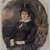 Ernest-Joseph-Angelon Girard (French, 1813-1898). <em>Portrait of a Woman in Black</em>, 1855. Watercolor on paperboard, Image: 14 3/4 x 11 3/4 in. (37.5 x 29.8 cm). Brooklyn Museum, Caroline H. Polhemus Fund, 25.423 (Photo: Brooklyn Museum, 25.423.jpg)