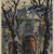 Bradley Walker Tomlin (American, 1899-1953). <em>Doorway at Vizille</em>, 20th century. Watercolor, Image: 16 1/16 x 11 1/4 in. (40.8 x 28.6 cm). Brooklyn Museum, Gift of Frank L. Babbott, 25.521 (Photo: Brooklyn Museum, 25.521_PS4.jpg)
