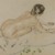 Arthur B. Davies (American, 1862-1928). <em>Nude</em>, n.d. Pastel on beige Japanese laid paper mounted to wood-pulp board, sheet: 11 x 14 1/2 in. (27.9 x 36.8 cm). Brooklyn Museum, Gift of Frank L. Babbott, 25.713. © artist or artist's estate (Photo: Brooklyn Museum, 25.713_cropped_PS3.jpg)