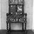  <em>Marriage Chair</em>, 1812. Wood, 42 1/8 x 18 15/16 x 17 in. (107 x 48.1 x 43.2 cm). Brooklyn Museum, Museum Expedition 1924, Robert B. Woodward Memorial Fund, 25.856.2. Creative Commons-BY (Photo: Brooklyn Museum, 25.856.2_glass_bw.jpg)
