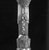 Georg J. Lober (American, 1892-1961). <em>Statuette "Madonna,"</em> 1925. Silver and black stone, 14 3/8 x 3 1/4 x 3 in., 9 lb. (36.5 x 8.3 x 7.6 cm, 4.1kg). Brooklyn Museum, Gift of Bruce Douglas, 26.153. © artist or artist's estate (Photo: Brooklyn Museum, 26.153_acetate_bw.jpg)