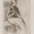 Mary Cassatt (American, 1844-1926). <em>La Mandoline (The Mandolin Player)</em>, ca. 1889. Drypoint on white laid paper, Plate: 9 1/4 x 6 1/4 in. (23.5 x 15.8 cm). Brooklyn Museum, Gift of Frank L. Babbott, 26.584 (Photo: Brooklyn Museum, 26.584_PS4.jpg)