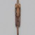 Oglala, Lakota, Sioux. <em>Pipe in Four Pieces, Part of War Outfit</em>, 1850-1890. Wood, catlinite, lead inlay, approximate overall: 33 x 5 1/2 x 1 3/4 in. (83.8 x 14 x 4.4 cm). Brooklyn Museum, Robert B. Woodward Memorial Fund, 26.801a-d. Creative Commons-BY (Photo: Brooklyn Museum, 26.801d_PS11.jpg)