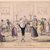 George Cruikshank (British, 1792-1878). <em>Les Graces.  Inconveniences in Quadrille Dancing</em>, 1817. Etching, hand-colored on wove paper, 21 3/8 x 26 5/16 in. (54.4 x 66.8 cm). Brooklyn Museum, Museum Collection Fund, 27.222 (Photo: Brooklyn Museum, 27.222_SL4.jpg)