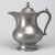 Roswell Gleason. <em>Coffee Pot</em>, ca. 1830. Pewter, 10 7/8 x 10 x 7 1/8 in. (27.6 x 25.4 x 18.1 cm). Brooklyn Museum, Gift of Mrs. Samuel Doughty, 27.532. Creative Commons-BY (Photo: Brooklyn Museum, 27.532.jpg)