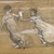 Joaquín Sorolla y Bastida (Valencia, Spain, 1863–1923, Cercedilla, Spain). <em>[Untitled] (Girl Leading Girl by the Hand, Boy Looking On)</em>, n.d. (1878-1920). Charcoal and white pastel, 31 7/8 x 28 1/4 in. (80.8 x 71.7 cm). Brooklyn Museum, Frank Sherman Benson Fund, 27.663 (Photo: Brooklyn Museum, 27.663_PS6.jpg)