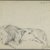Philip H. Wolfrom (American, 1870-1904). <em>Sleeping Lion</em>, n.d. Graphite on paper, Sheet: 10 3/8 x 14 1/8 in. (26.4 x 35.9 cm). Brooklyn Museum, Gift of Anna Wolfrom Dove, 27.823 (Photo: Brooklyn Museum, 27.823_PS6.jpg)