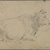Philip H. Wolfrom (American, 1870-1904). <em>Seated Bull</em>, n.d. Graphite on paper, Sheet: 6 15/16 x 9 15/16 in. (17.6 x 25.2 cm). Brooklyn Museum, Gift of Anna Wolfrom Dove, 27.840 (Photo: Brooklyn Museum, 27.840_PS4.jpg)