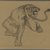 Philip H. Wolfrom (American, 1870-1904). <em>Tiger</em>, n.d. Conté crayon on paper, Sheet: 8 1/8 x 10 5/16 in. (20.6 x 26.2 cm). Brooklyn Museum, Gift of Anna Wolfrom Dove, 27.850 (Photo: Brooklyn Museum, 27.850_PS4.jpg)